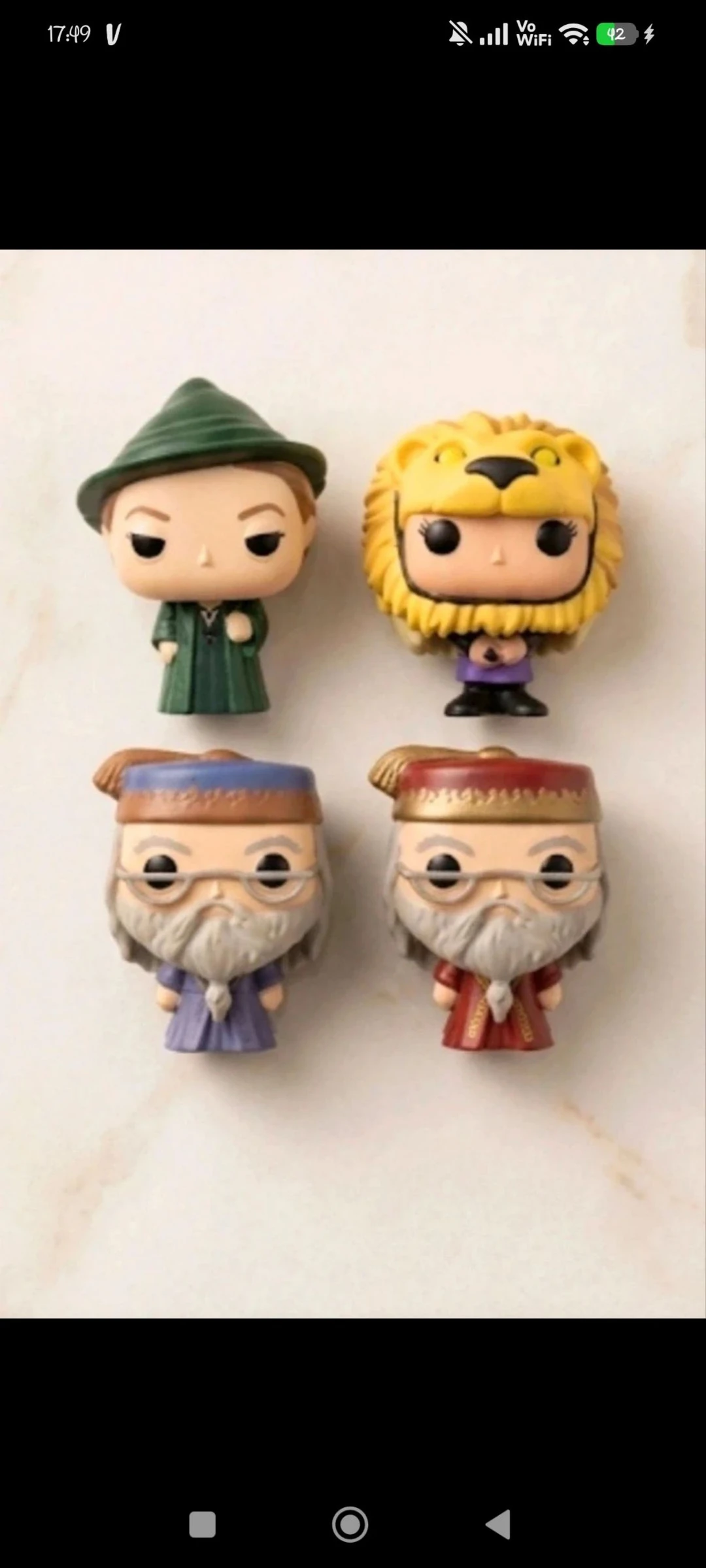 Lot de 4 Mini Figurines Harry Potter